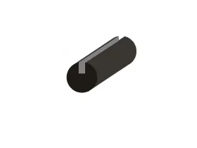 TKP LEMOVKA EPDM KULATÁ SE ZÁŘEZEM 70°ShA