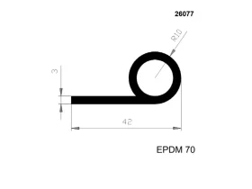 PROFIL TVARU P, EPDM 70°Sh 26077 catalog-item_2657215_img_16384149376441