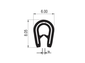 PIRELI-U PVC 78°Sh 17.0076