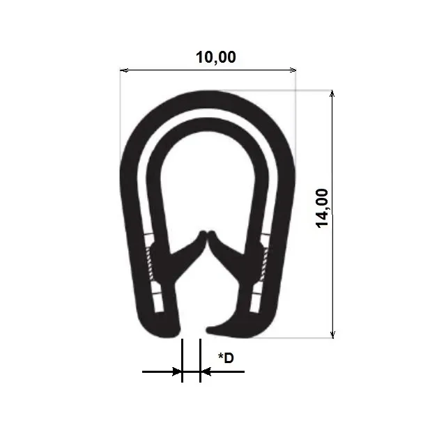 PIRELI-U PVC 78°Sh 17.0162 PIRELI-U PVC 78°Sh 17.0162