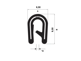 PIRELI-U PVC 78°Sh 17.0306