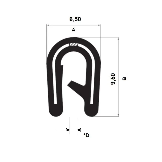 PIRELI-U PVC 78°Sh 17.0306