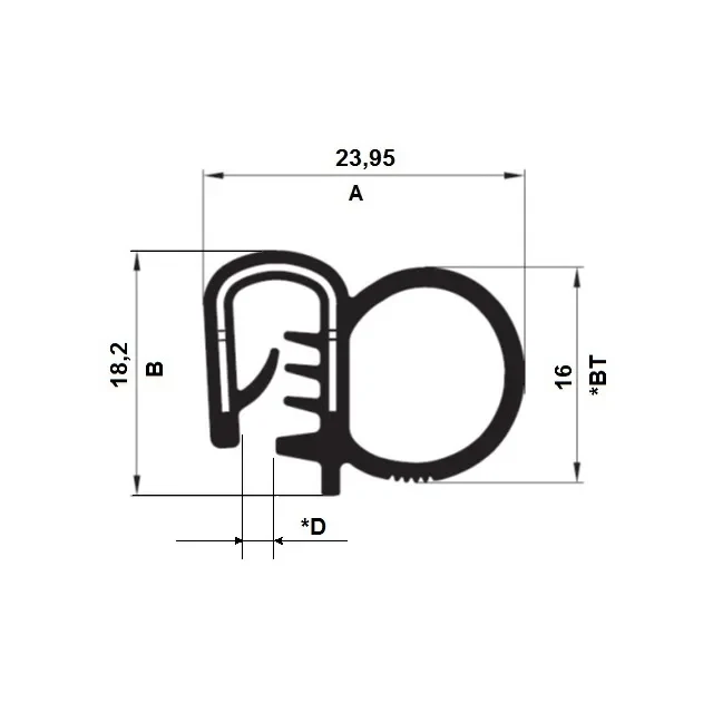 PROFIL PIRELI U 28.6255 - 