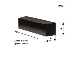 MIKROPORÉZNÍ PROFIL ČTVERCOVÝ BEZ DUTINKY catalog-item_2651634_img_15942609220025