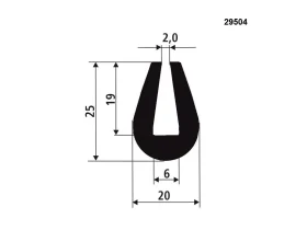 PROFIL TVAR U EPDM 70° ShA 29504 catalog-item_2655169_img_16215633444491